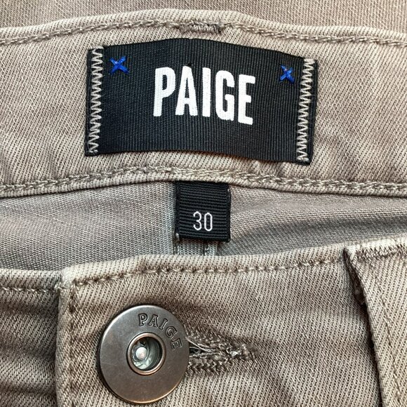 Paige Federal Slim Straight Jeans Mens 30 Tanned Saddle - Picture 9 of 13